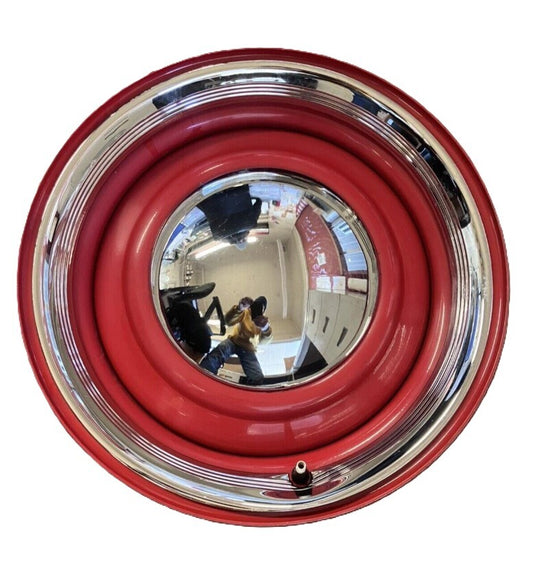 15x6 Dual Bolt Pattern Wheel, Trim Ring and Hubcap, 4 1/2" or 4 3/4" Pattern