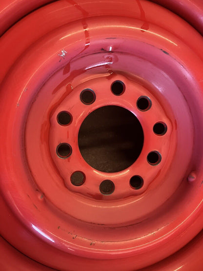 15x6 Dual Bolt Pattern Wheel, Trim Ring and Hubcap, 4 1/2" or 4 3/4" Pattern