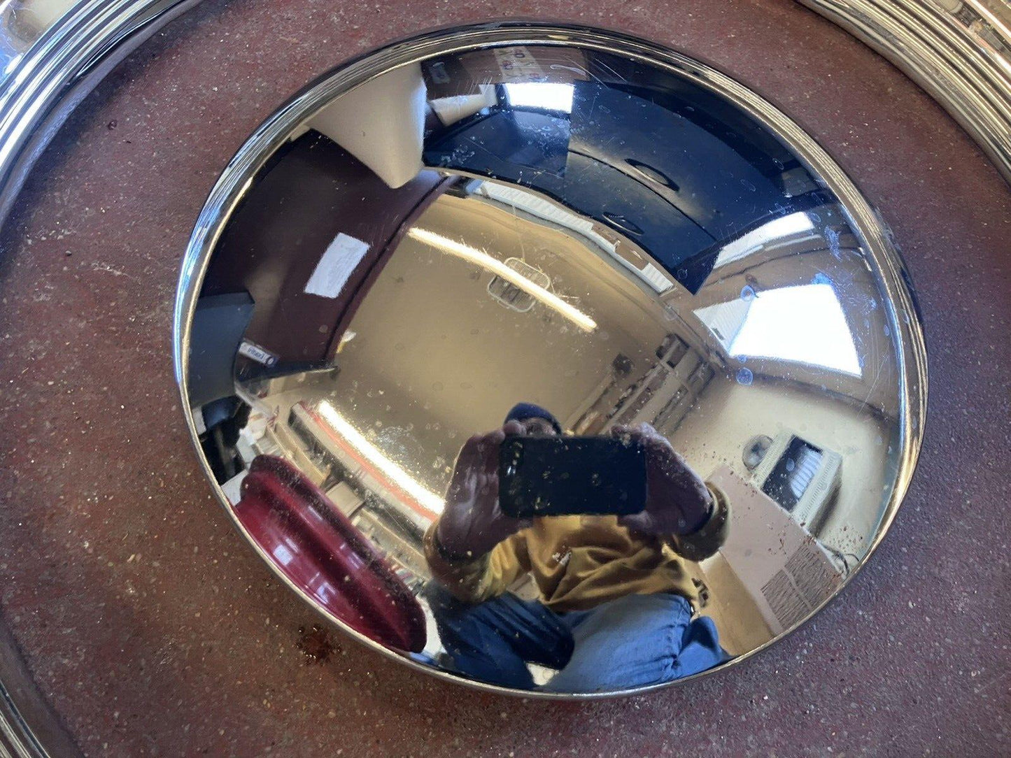 15x6 Dual Bolt Pattern Wheel, Trim Ring and Hubcap, 4 1/2" or 4 3/4" Pattern