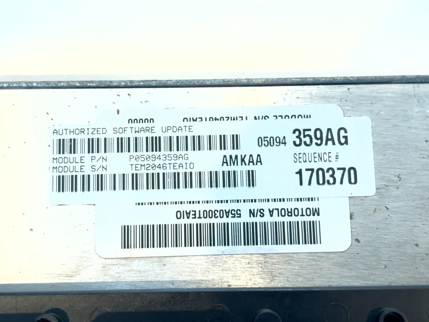 Engine Computer 2007 Dodge Ram 1500 3.7 Manual Trans 5094359AG 590-820