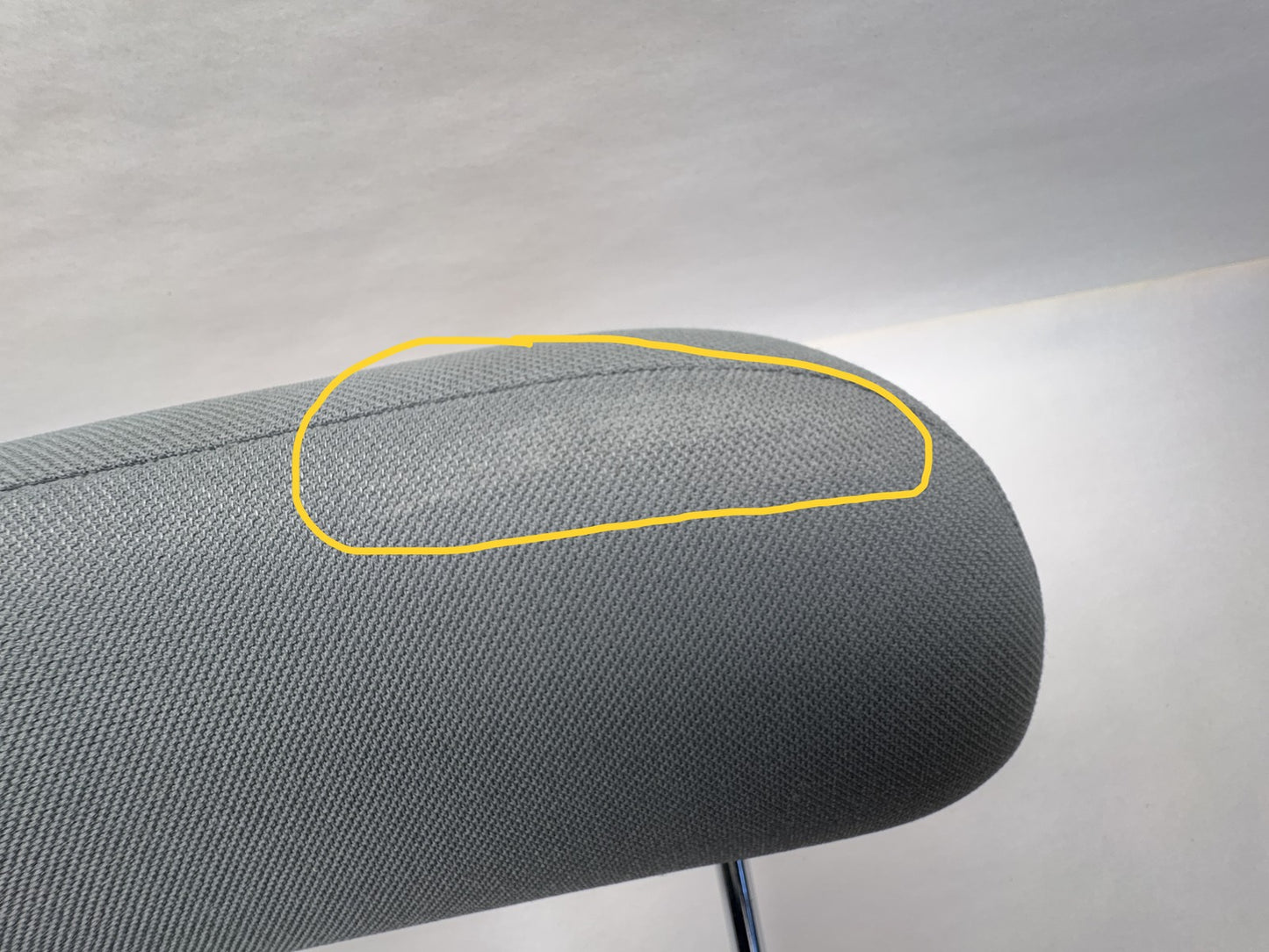 Rear Cloth Outer Headrest Med Slate Gray 2007-2008 Ram 1500 07-09 Ram 2500 3500