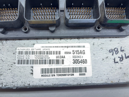 Engine Computer ECM 2007-2008 Ram 2500 3500 Ram 1500 Mega Cab 5.7L, 5094515AG