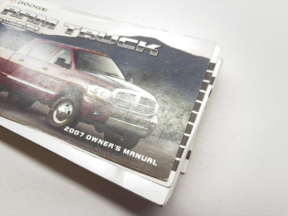Owner's Manual 2007 Dodge Ram 2500 3500 5.9 and 6.7 Cummins Diesel Engines Only