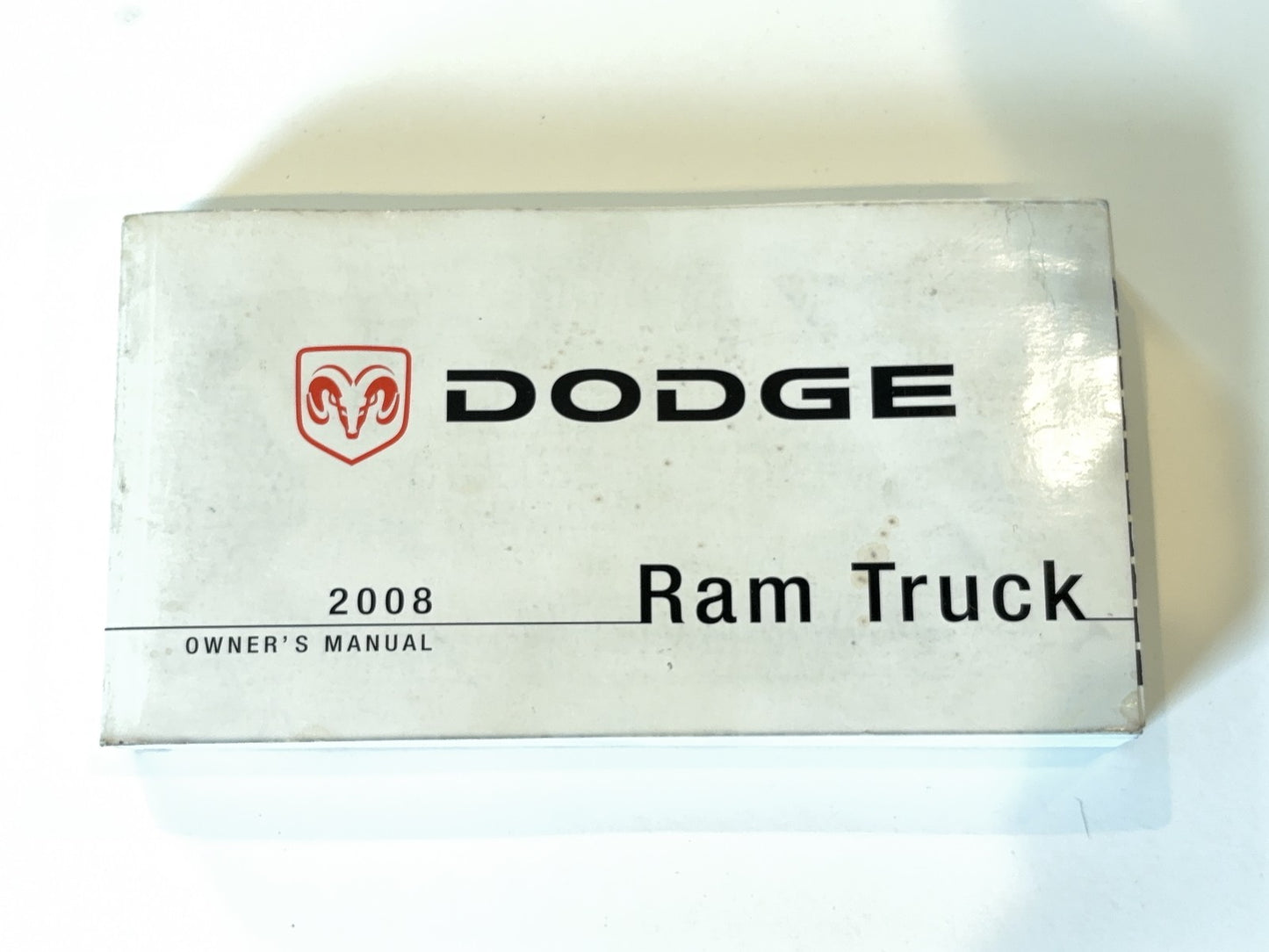 Owner's Manual Set, 2008 Ram 1500 2500 3500 Gasoline Engines Only