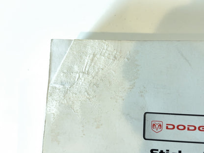 Owner's Manual Set, 2008 Ram 1500 2500 3500 Gasoline Engines Only
