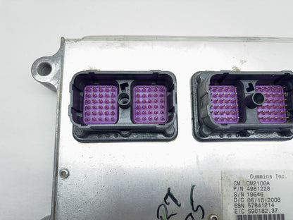 2008-2009 Ram 2500 3500 Engine Computer, 6.7L Cummins Diesel 4981228