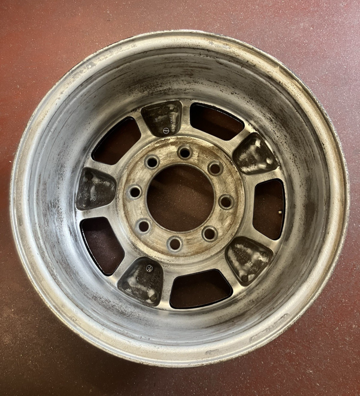 17X8 Chrome Clad Aluminum Wheel 2006-09 Dodge Ram 2500 PU. P/N 52121988AA