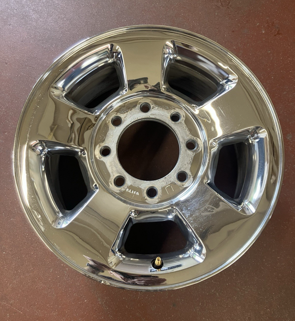 17X8 Chrome Clad Aluminum Wheel 2006-09 Dodge Ram 2500 PU. P/N 52121988AA