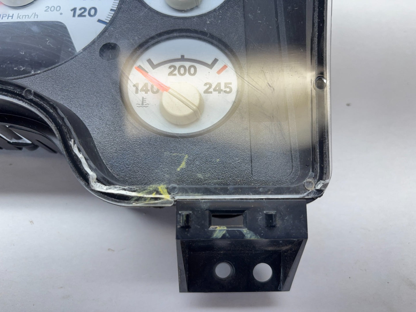 Speedometer, Instrument Cluster, 2008 Ram 2500 3500 6.7L Cummins *Lens Cracked*