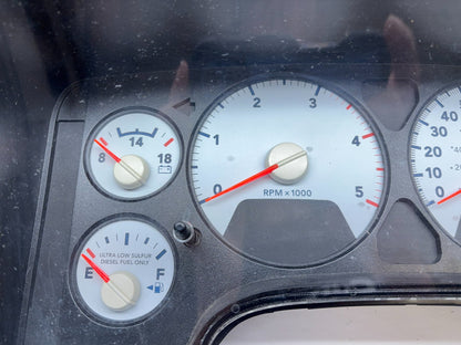 Speedometer, Instrument Cluster, 2008 Ram 2500 3500 6.7L Cummins *Lens Cracked*