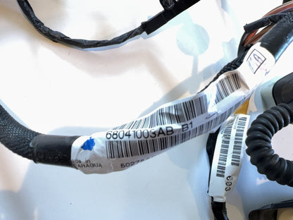 Left Driver Rear Door Wiring Harness, 2009 Ram 1500  68041003AB Crew Cab Only