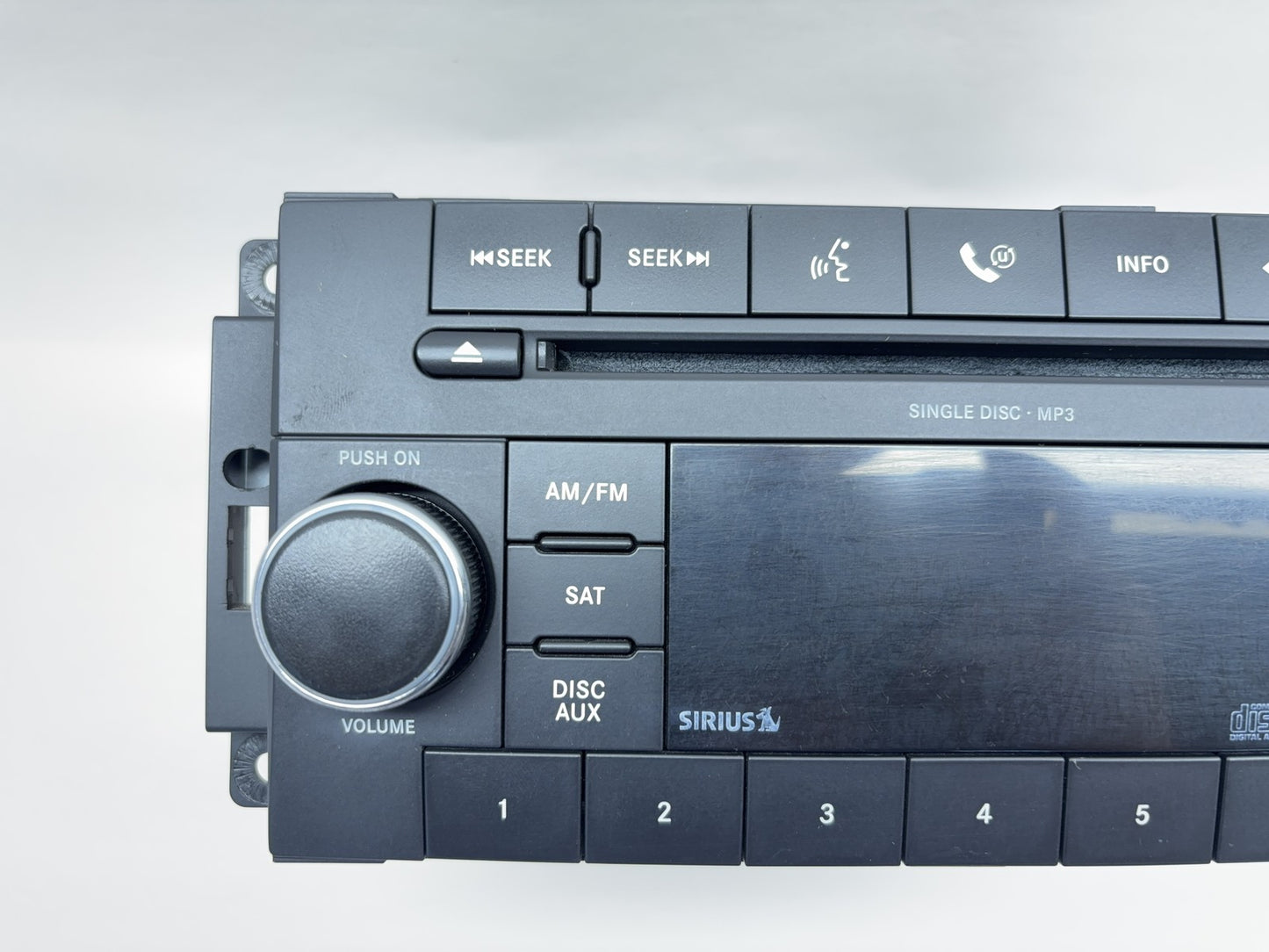 Used Factory Radio AM FM CD Satellite UConnect 2009 Ram 1500 RES 68021163AD