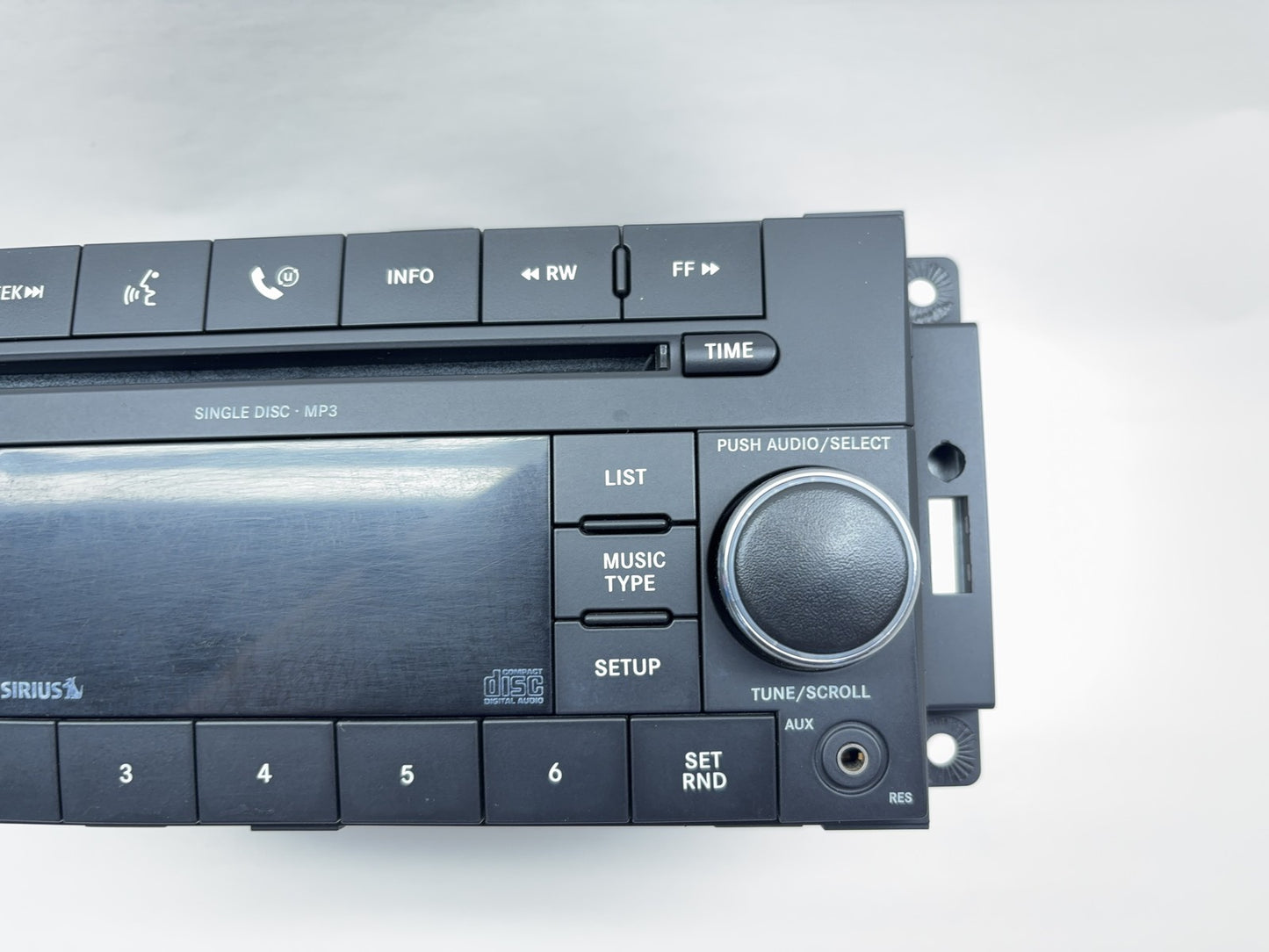 Used Factory Radio AM FM CD Satellite UConnect 2009 Ram 1500 RES 68021163AD