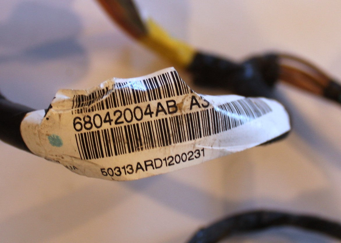 Driver Left Rear Door Wiring Harness, 2009 Dodge Ram 1500 Quad 68042004AB