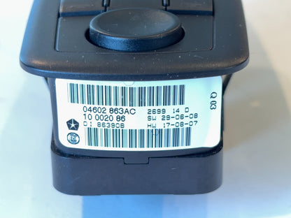 Driver Left Side Master Power Window Switch 2012 Ram 1500 4602863AC Used *Worn*