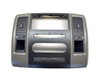 Radio Bezel Center Stack 2009-12 Dodge Ram 1500 10-12 2500 3500 *Damaged*