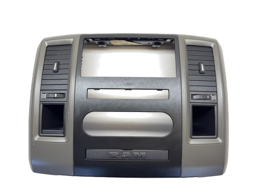 Radio Bezel Center Stack 2009-12 Dodge Ram 1500 10-12 2500 3500 *Damaged*