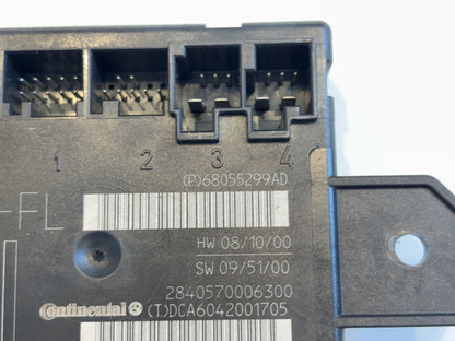 Driver Left Side Door Module, 2010-2012 Ram 1500 2500 3500, 68055299AD Used OEM
