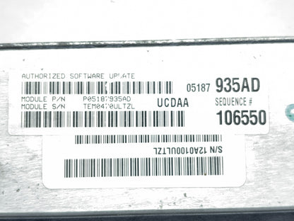 Engine Computer ECM 2010 Ram 1500 5.7 Hemi 5187935AD 590-1890 Reprogram Required