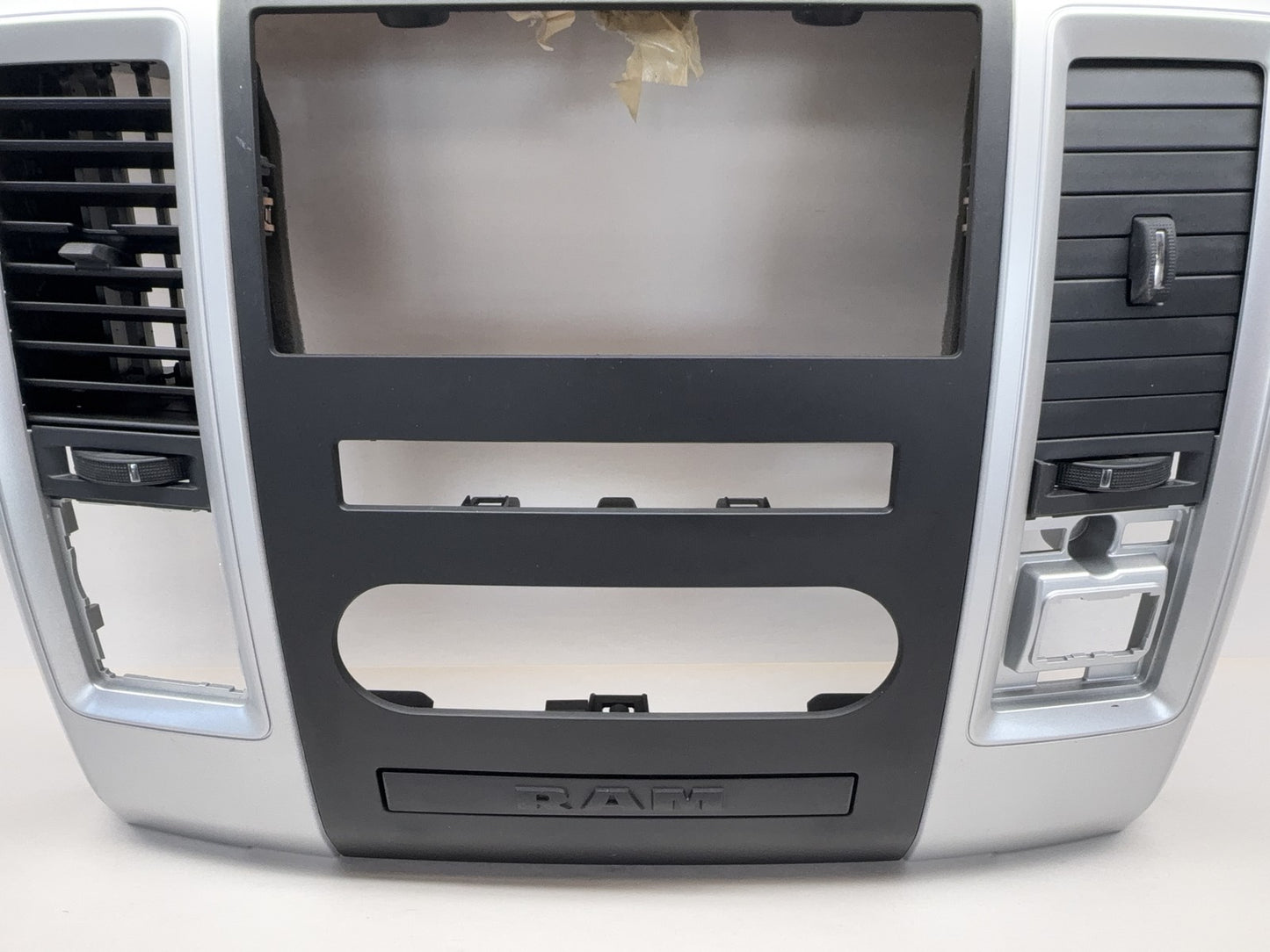 Radio Bezel Center Stack, 2009-12 1500 10-12 2500 3500 Bench Seat Inverter SLT