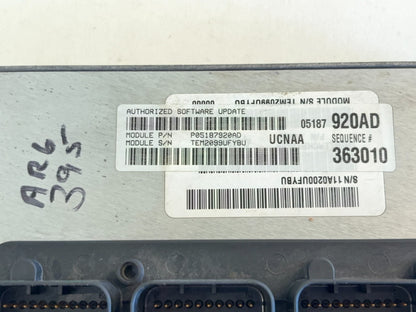 Engine Computer 2010 Ram 1500 2010 Dakota 4.7L Automatic 05187920AD 590-1782