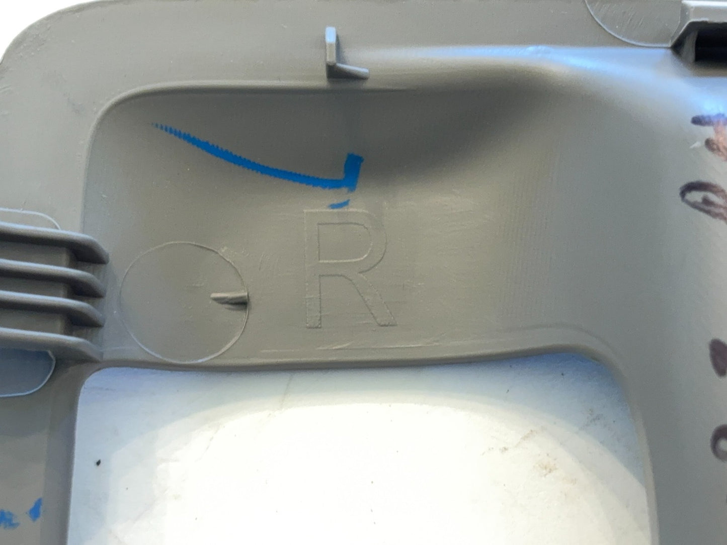 Passnger Right Side Door Handle Trim Bezel 2012 Ram 1500 Graystone Trim Code V3