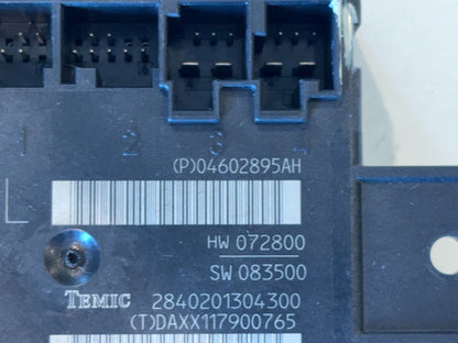 Driver Side Door Module, 2009 Dodge Ram 1500, 04602895AH, LH, Left Side Used OEM