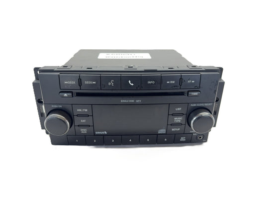 2010 Dodge Ram Radio Factory Stereo AM FM Sirius Satellite CD AUX RES 5091117AC