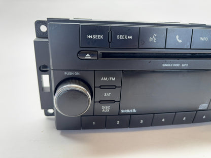 2010 Dodge Ram Radio Factory Stereo AM FM Sirius Satellite CD AUX RES 5091117AC