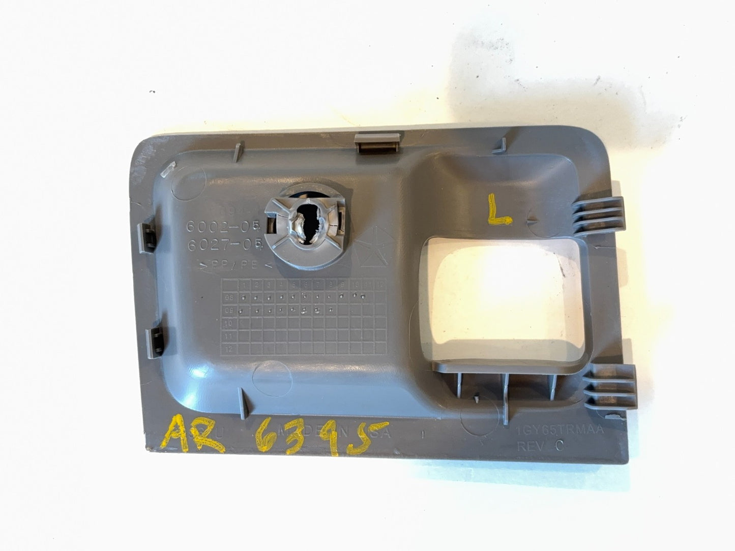Driver Left Side Door Handle Trim Bezel 2012 Ram 1500 Graystone Trim Code V3
