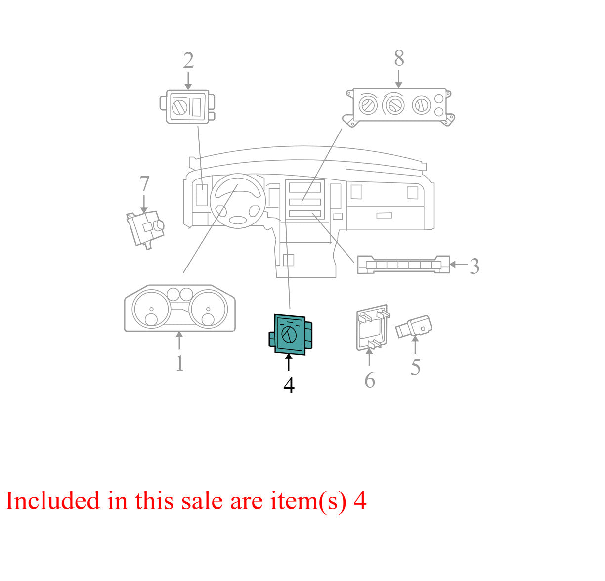 2010 Dodge Ram 1500 Transfer Case 4WD 4X4 Switch 4602973AB