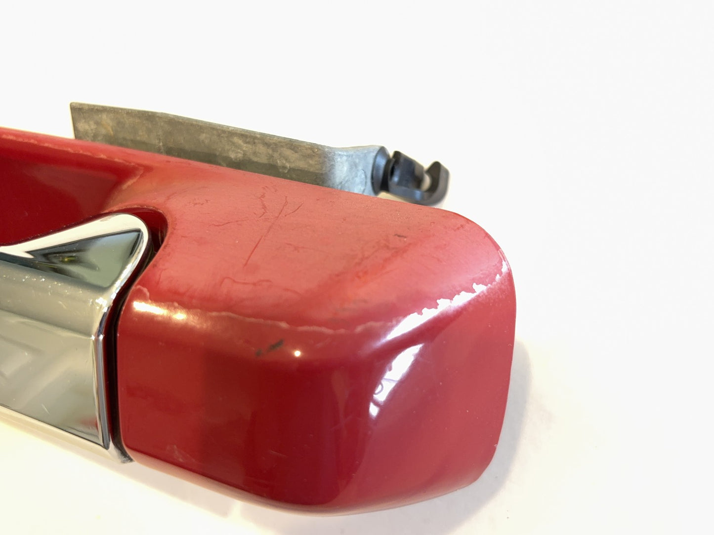 Left Rear Exterior Painted Door Handle 2010-18 Ram 1500 2500 Red Paint Code PR4