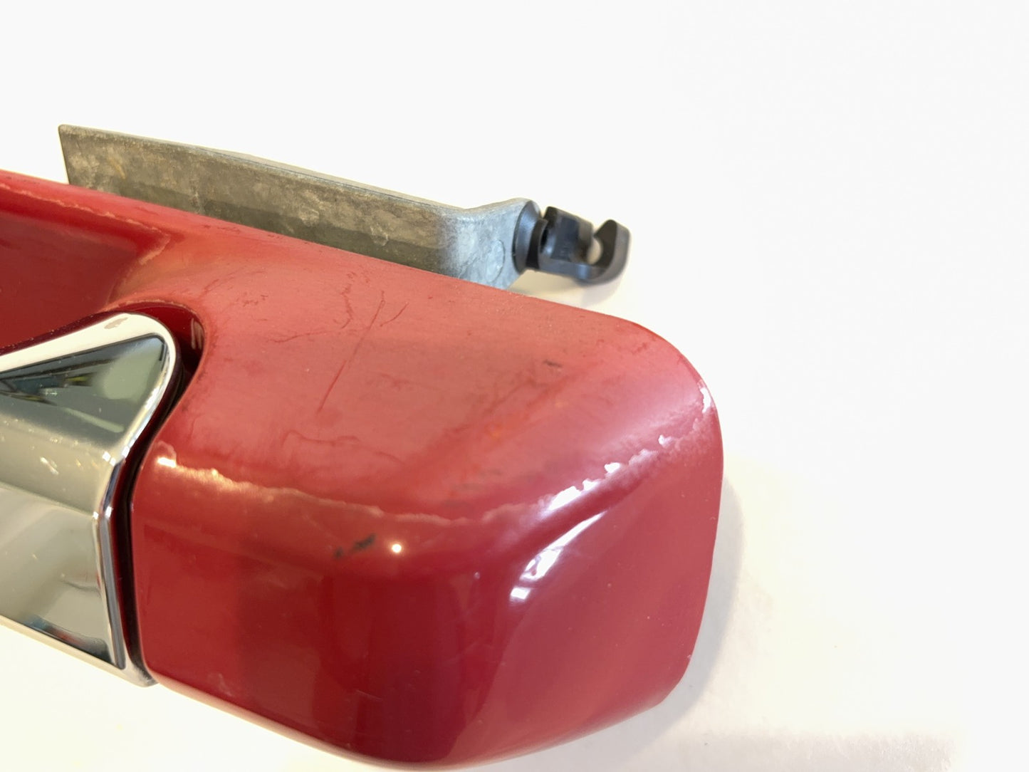 Left Rear Exterior Painted Door Handle 2010-18 Ram 1500 2500 Red Paint Code PR4