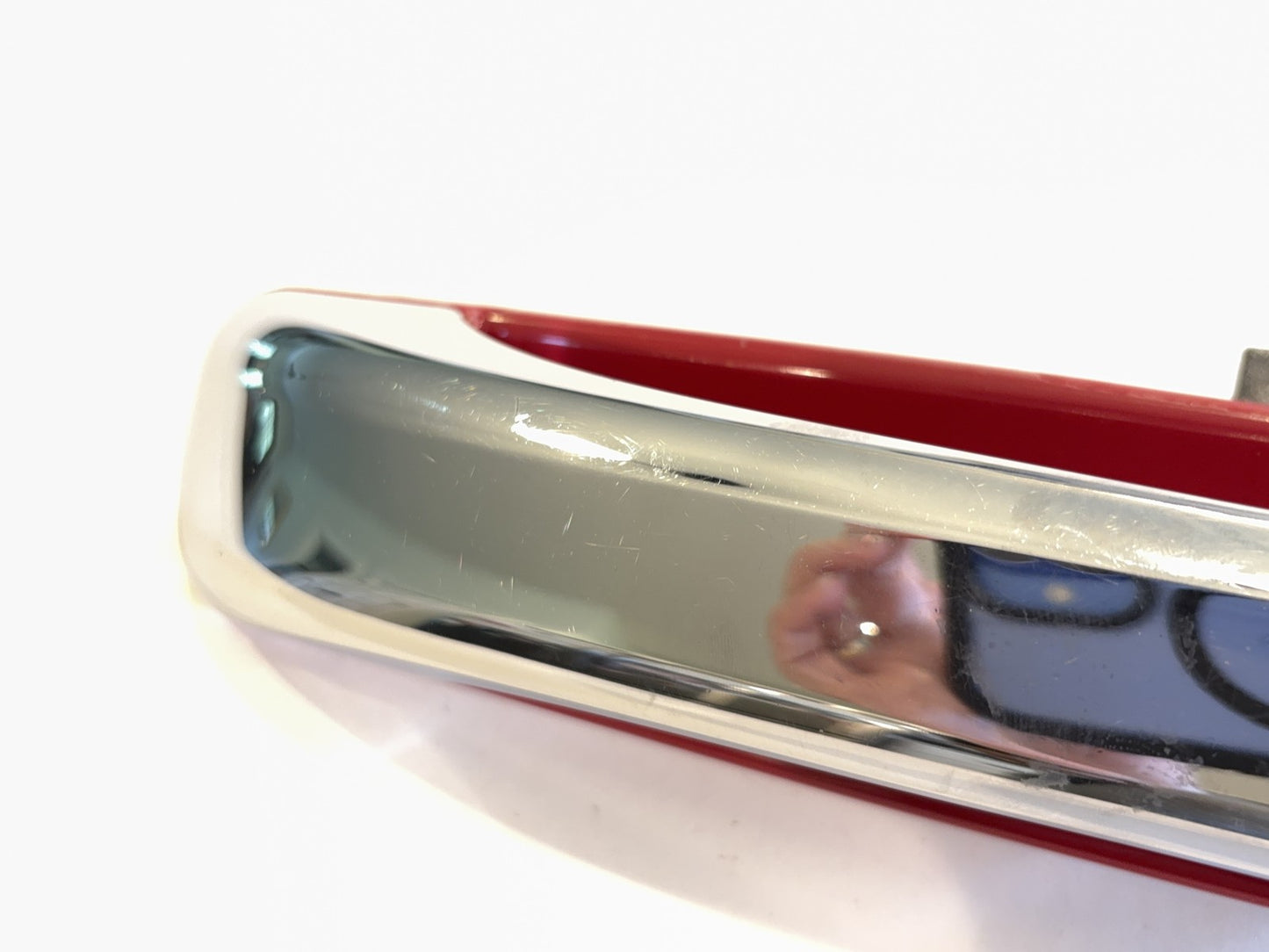 Left Rear Exterior Painted Door Handle 2010-18 Ram 1500 2500 Red Paint Code PR4