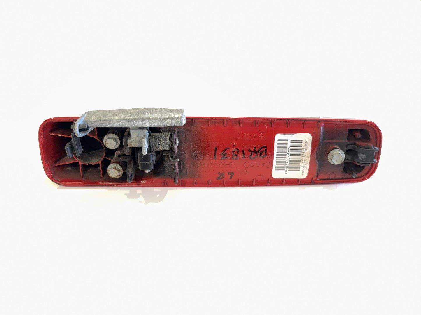 Left Rear Exterior Painted Door Handle 2010-18 Ram 1500 2500 Red Paint Code PR4