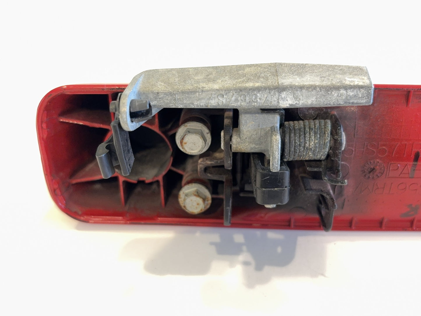 Left Rear Exterior Painted Door Handle 2010-18 Ram 1500 2500 Red Paint Code PR4