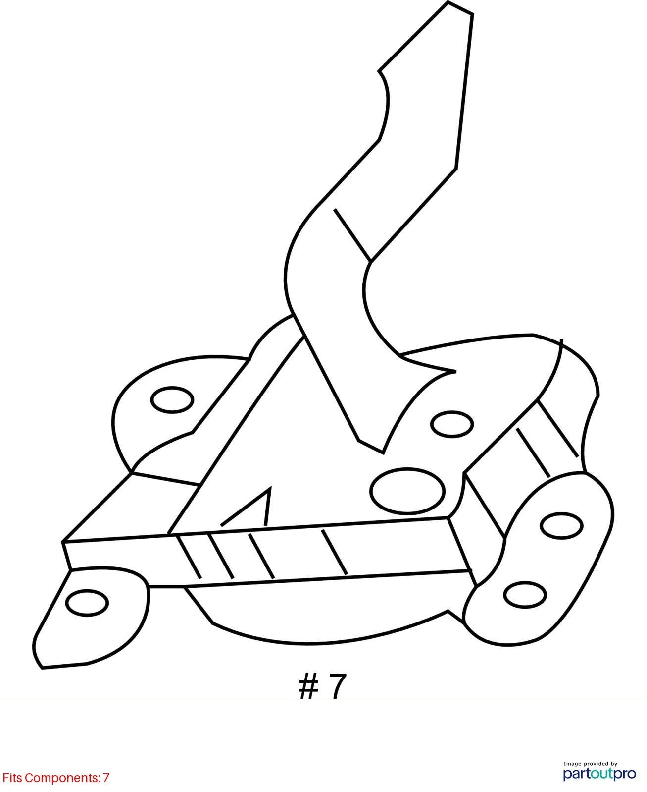 Hood Latch, 2010-2013 Ram 1500 Only 4589707AA Remote Start