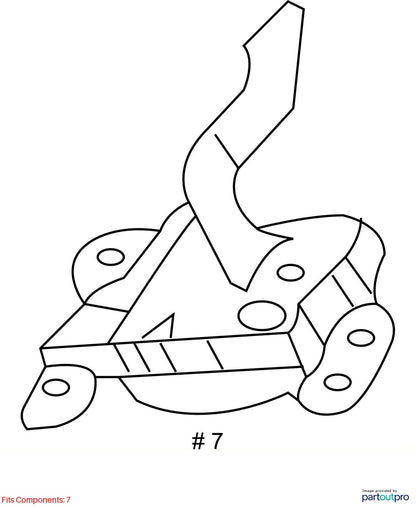 Hood Latch, 2010-2013 Ram 1500 Only 4589707AA Remote Start
