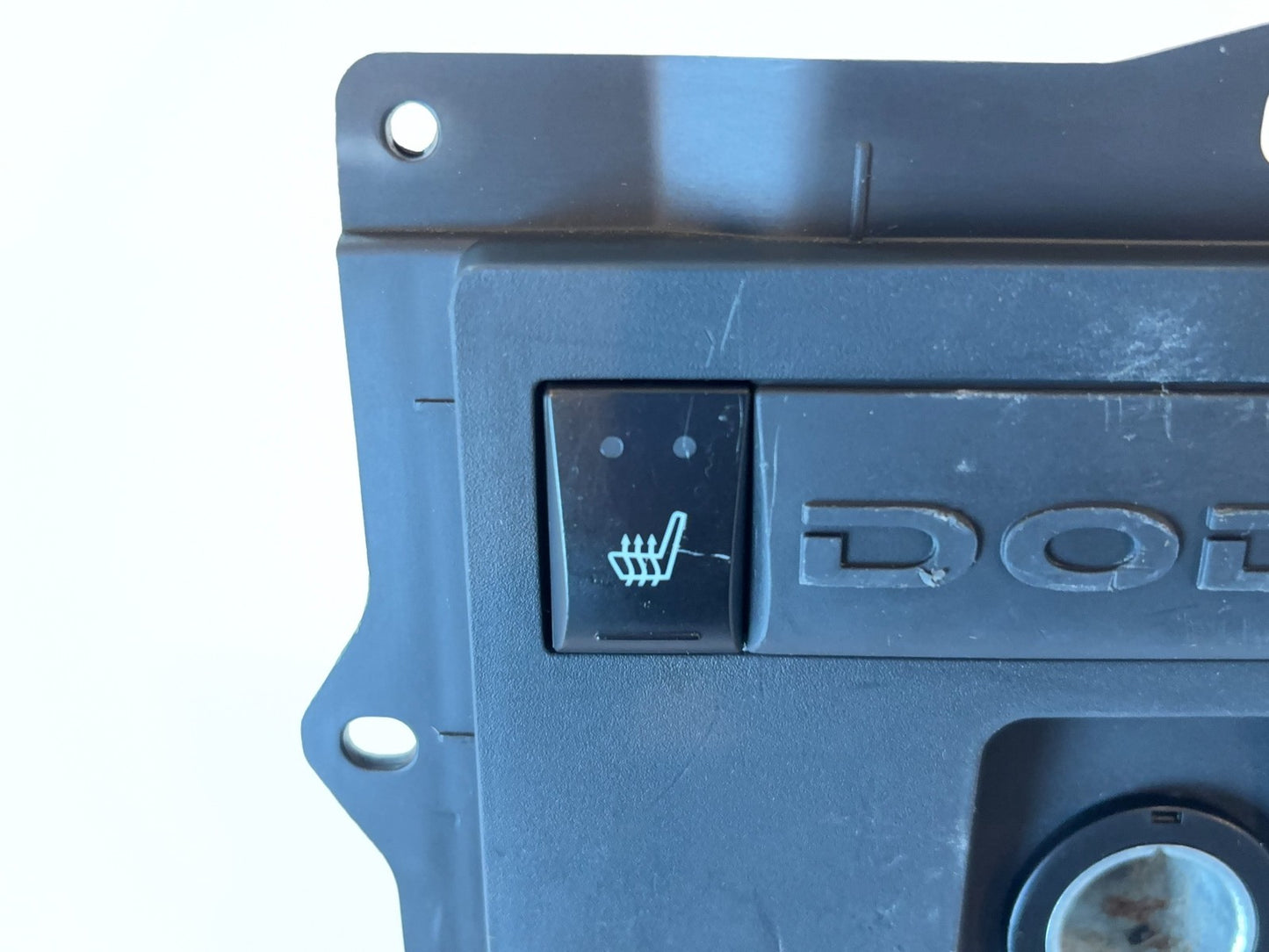 Center Console Rear Trim w Heated Seat Switches 2009-2010 1500, 2010 2500 3500