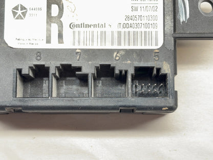 Passenger Side Door Module, 2010-2012 Ram 1500 2500 3500, RH 68055298AJ