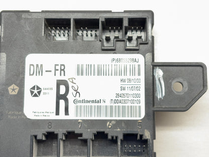 Passenger Side Door Module, 2010-2012 Ram 1500 2500 3500, RH 68055298AJ