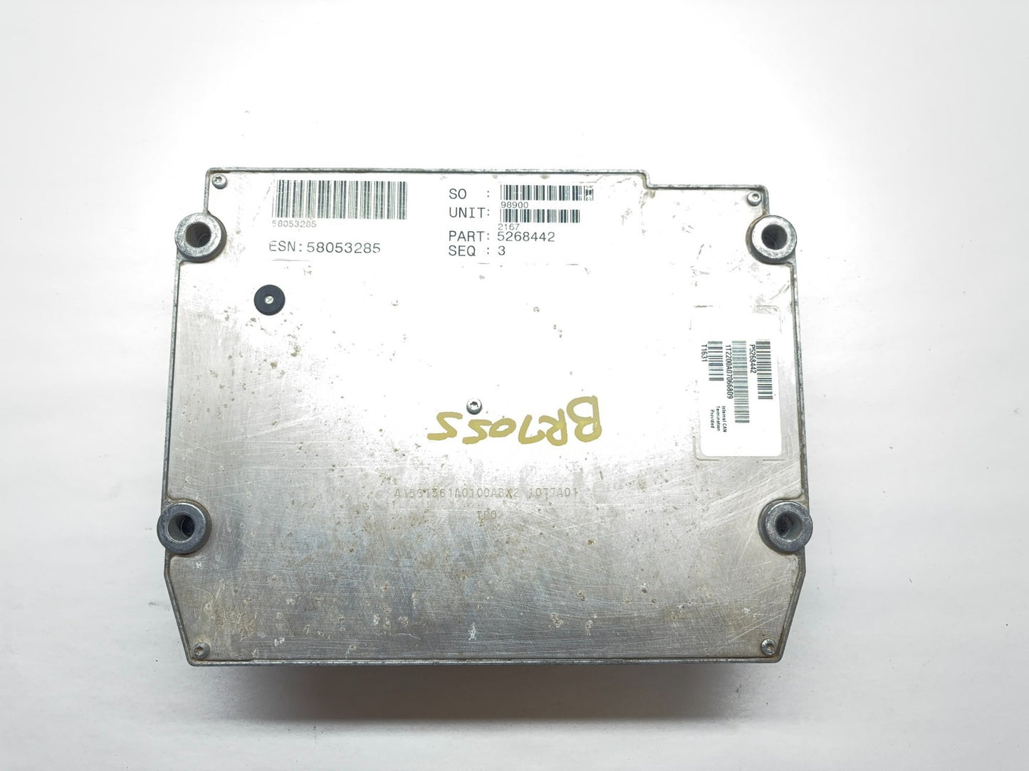Engine Computer, ECU PCM ECM 2010-2012 Ram 2500 6.7L Cummins Diesel 5268442 Used