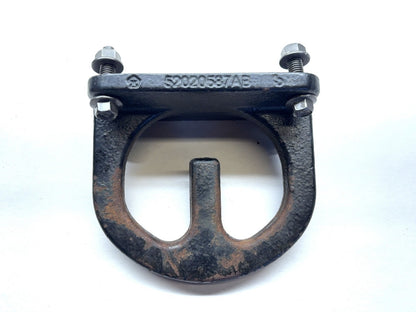 Used OEM Mopar Front Bumper Tow Hooks 2003-2011 Dodge Ram 2500 3500 52020587AB