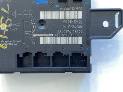 Passenger Side Door Module, 2010-2012 Ram 1500 2500 3500, 68055298AF RH