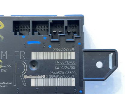 Passenger Side Door Module, 2010-2012 Ram 1500 2500 3500, 68055298AF RH