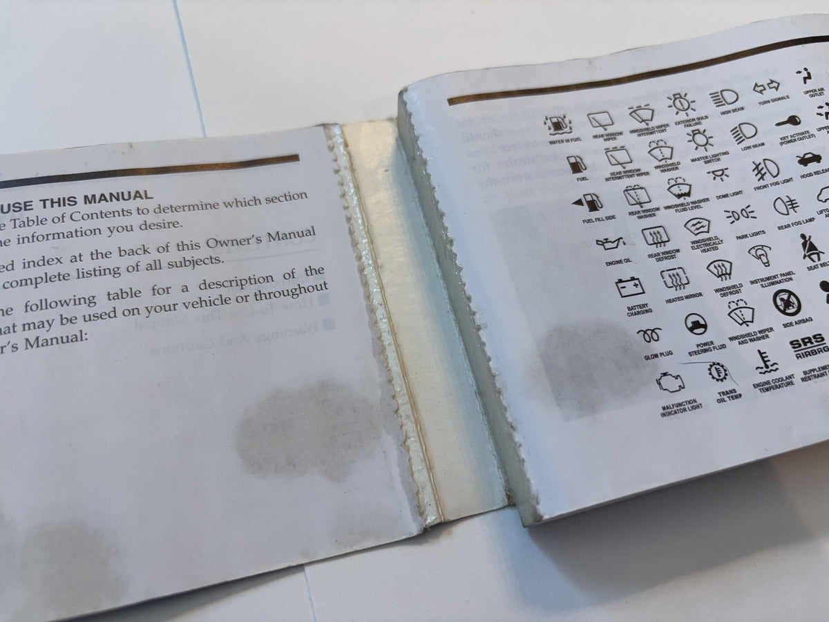 Owner's Manual for 2009 Ram 1500 ONLY 3rd Edition - Poor Condition but Usable