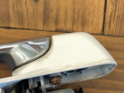 Left Driver Rear Exterior Painted Door Handle 2010-18 Ram 1500 2500 White PW7