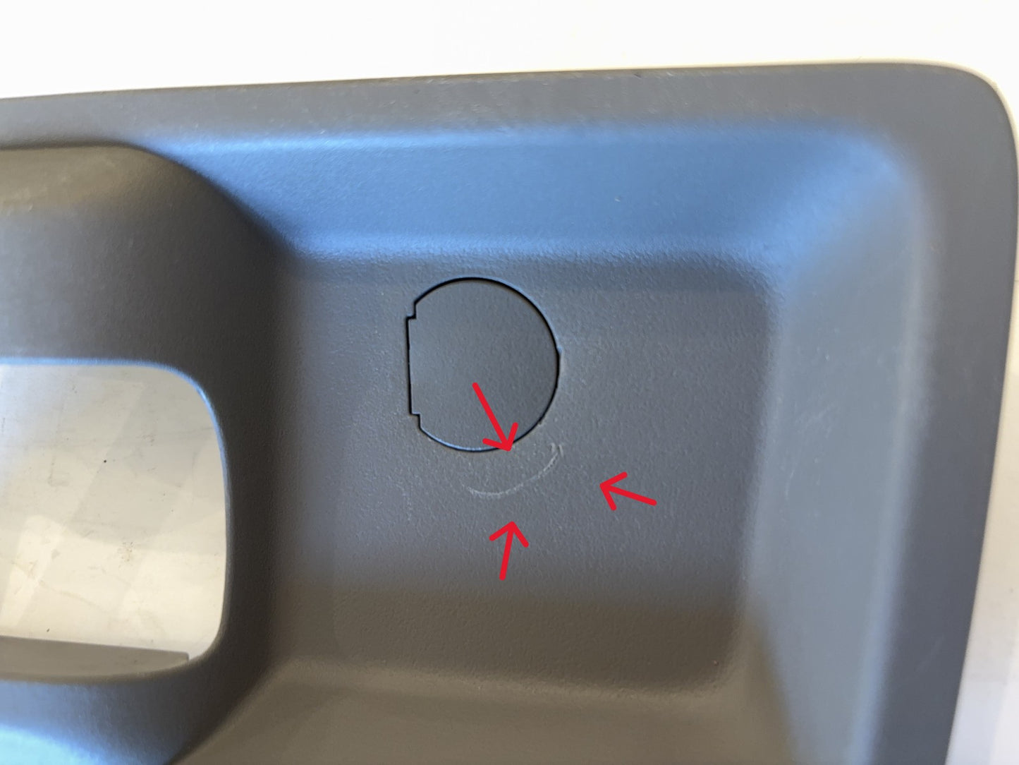 Driver Left Door Handle Trim Bezel 09-10 Ram 1500 10-12 2500 3500 Graystone V3