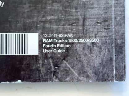 Owner's Manual, 2012 Ram 1500 2500 3500 Gasoline and Diesel Engines 4th Edition