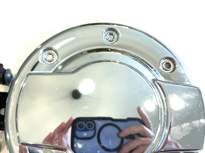 Fuel Door Gas Cap Door 09-13 Ram 1500 10-13 2500 3500 Chrome Used Aftermarket
